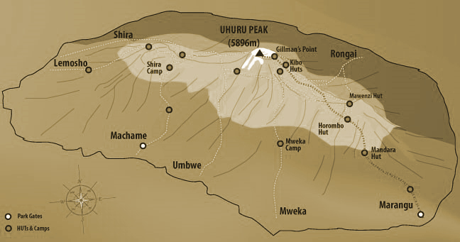 Kilimanjaro marangu route