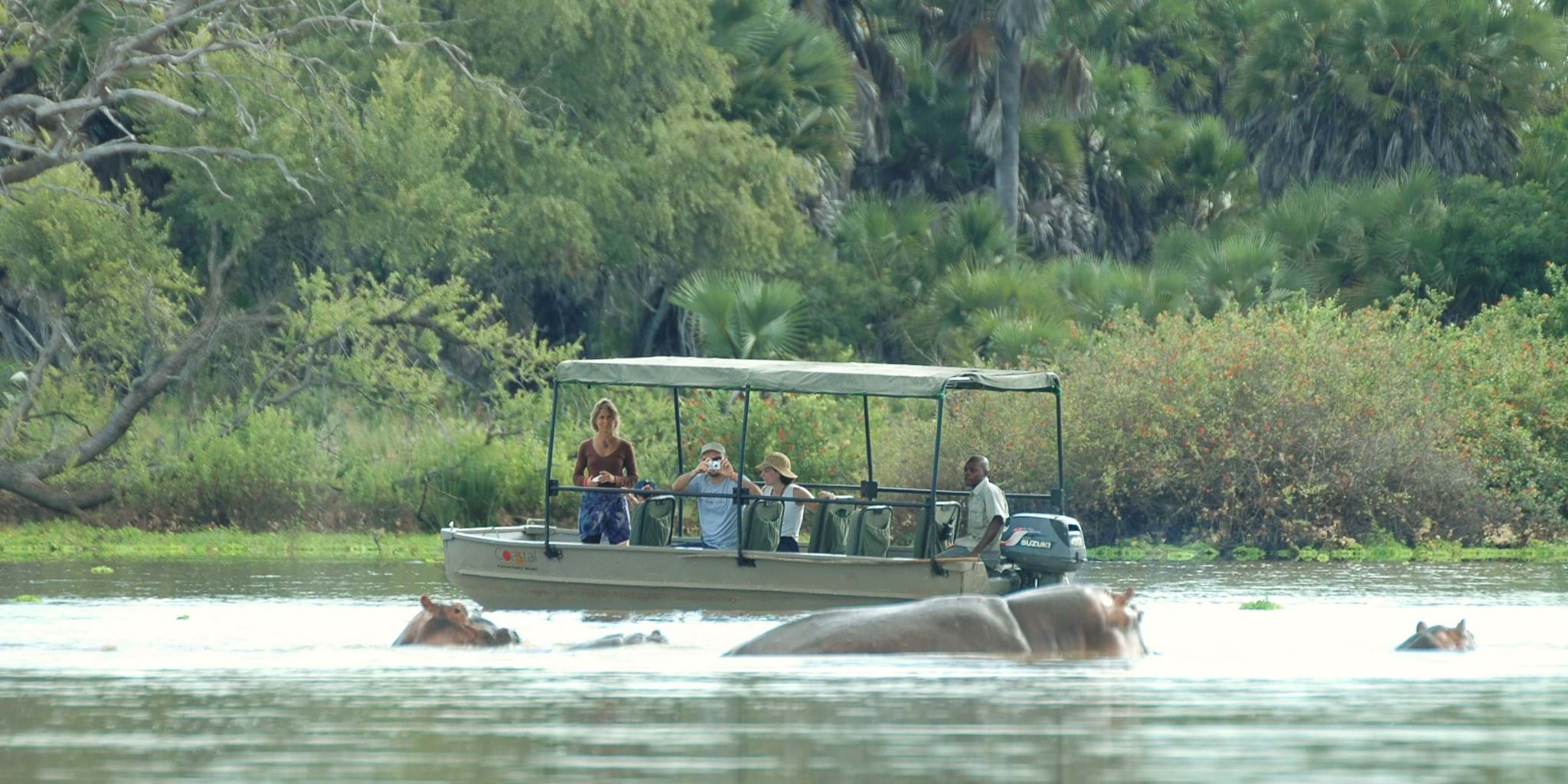 Boat Safari, Nyerere National Park Tanzania