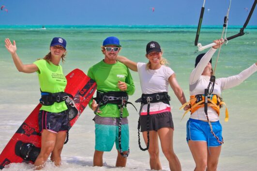 Kite Surfing in Zanzibar