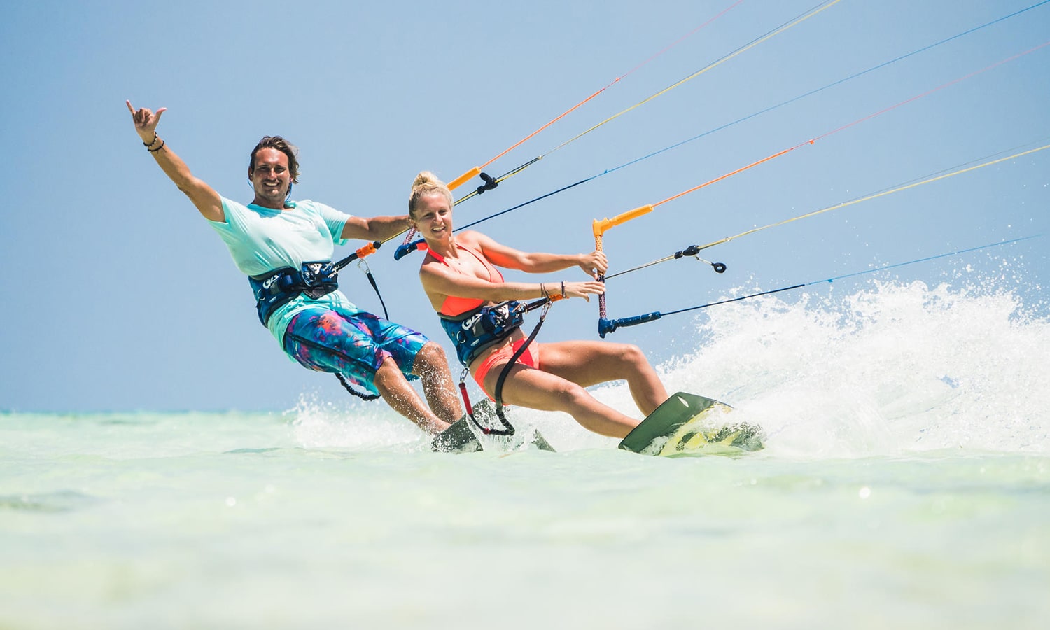 Kite Surfing in Zanzibar